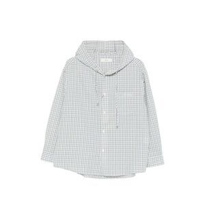 Dunst Women Checked Hooded Shirt